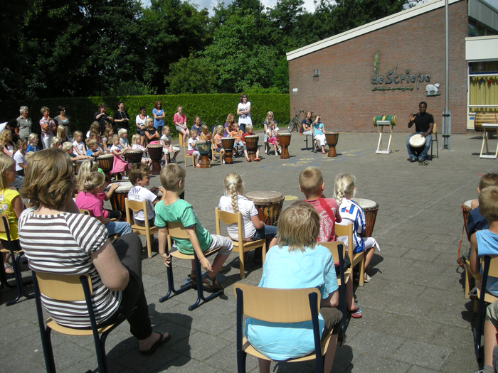 djembe workshop basisschool