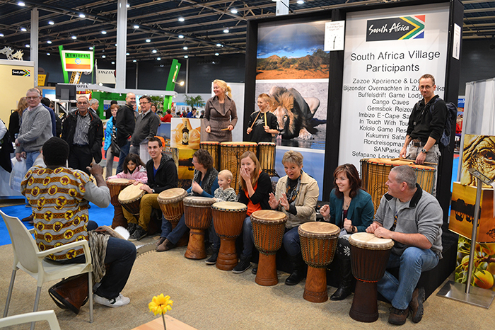 Djembe workshop op de jaarbeurs