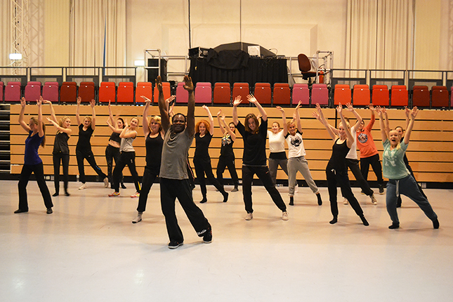 Afrikaanse dansworkshop op school