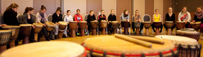 djembe workshop op school