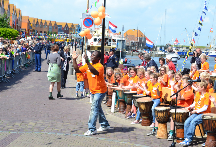 optreden in stavoren bij inhuldiging