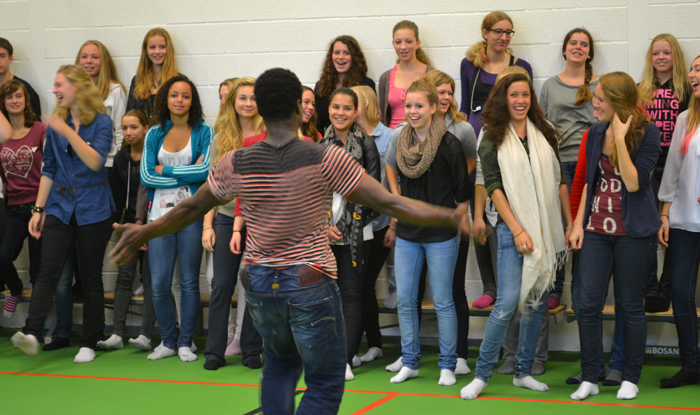Agbodo Workshops op school